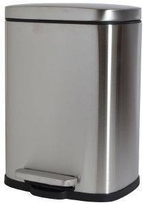 ΚΑΔΟΣ ESTIA ΟΒΑΛ SOFT CLOSE INOX ΜΑΤ 5LT 18.1X21.1X29.5CM ΚΑΔΟΣ ESTIA ΟΒΑΛ SOFT CLOSE INOX ΜΑΤ 5LT 18.1X21.1X29.5CM