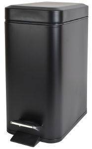 ΚΑΔΟΣ ESTIA ΟΒΑΛ SOFT CLOSE SLIM ΜΑΥΡΟ ΜΑΤ 5LT 28.3X14.2X30.8CM ΚΑΔΟΣ ESTIA ΟΒΑΛ SOFT CLOSE SLIM ΜΑΥΡΟ ΜΑΤ 5LT 28.3X14.2X30.8CM