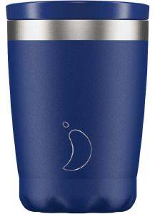 CHILLYS ΠΟΤΗΡΙ ΘΕΡΜΟΣ CHILLYS COFFEE CUP ΑΝΟΞΕIΔΩΤΟ ΑΤΣAΛΙ (304) MATTE BLUE 340ML