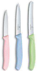 ΜΑΧΑΙΡΙΑ VICTORINOX PARING KNIFE ΡΟΖ ΜΠΛΕ ΠΡΑΣΙΝΟ 3ΤΜΧ ΜΑΧΑΙΡΙΑ VICTORINOX PARING KNIFE ΡΟΖ ΜΠΛΕ ΠΡΑΣΙΝΟ 3ΤΜΧ