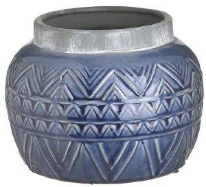 ΑΝΘΟΔΟΧΕΙΟ INART ΚΕΡΑΜΙΚΟ ΜΠΛΕ 20X20X16CM ΑΝΘΟΔΟΧΕΙΟ INART ΚΕΡΑΜΙΚΟ ΜΠΛΕ 20X20X16CM