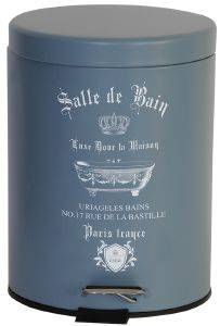 ΚΑΔΟΣ ESTIA CLASSIC ΜΠΛΕ ΜΑΤ LE BAIN 5LT 26X20Χ28CM ΚΑΔΟΣ ESTIA CLASSIC ΜΠΛΕ ΜΑΤ LE BAIN 5LT 26X20Χ28CM