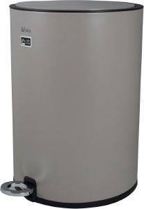 ΚΑΔΟΣ ESTIA ΜΕΤΑΛΛΟ SOFT CLOSE TAUPE 6LT 22X28X29.8CM ΚΑΔΟΣ ESTIA ΜΕΤΑΛΛΟ SOFT CLOSE TAUPE 6LT 22X28X29.8CM