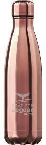   SAVE THE AEGEAN TRAVEL FLASK ROSE GOLD 500ML