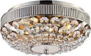 ΠΛΑΦΟΝΙΕΡΑ ACA LIGHTING ΚΡΥΣΤΑΛΛΟ ΝΙΚΕΛ ROSE 34Χ17CM ΠΛΑΦΟΝΙΕΡΑ ACA LIGHTING ΚΡΥΣΤΑΛΛΟ ΝΙΚΕΛ ROSE 34Χ17CM