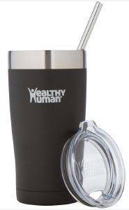 HEALTHY HUMAN ΠΟΤΗΡΙ HEALTHY HUMAN CRUISER TUMBLER ΑΝΟΞΕΙΔΩΤΟ ΑΤΣΑΛΙ 18/8 PURE BLACK 591ML