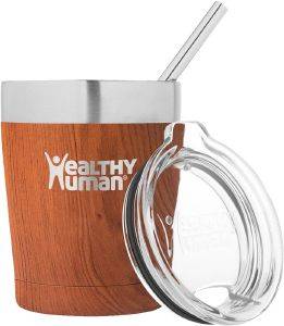  HEALTHY HUMAN CRUISER TUMBLER    18/8  NATURAL WOOD  355ML