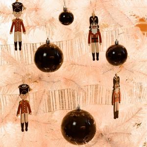 ΧΡΙΣΤΟΥΓΕΝΝΙΑΤΙΚΕΣ ΜΠΑΛΕΣ CHRISTMAS ΠΛΑΣΤΙΚΟ ΜΑΥΡΟ 6ΤΜΧ 8CM ΧΡΙΣΤΟΥΓΕΝΝΙΑΤΙΚΕΣ ΜΠΑΛΕΣ CHRISTMAS ΠΛΑΣΤΙΚΟ ΜΑΥΡΟ 6ΤΜΧ 8CM