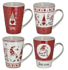ΚΟΥΠΕΣ INART XMAS ΠΟΡΣΕΛΑΝΙΝΗ 4ΤΜΧ 9.5Χ6.5Χ13CM ΚΟΥΠΕΣ INART XMAS ΠΟΡΣΕΛΑΝΙΝΗ 4ΤΜΧ 9.5Χ6.5Χ13CM