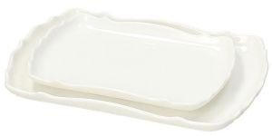ΠΙΑΤΕΛΕΣ TOGNANA ΠΟΡΣΕΛΑΝΗ KALIKA BIANCO 2ΤΜΧ 20X13CM-25X17CM ΠΙΑΤΕΛΕΣ TOGNANA ΠΟΡΣΕΛΑΝΗ KALIKA BIANCO 2ΤΜΧ 20X13CM-25X17CM