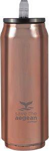 ΚΟΥΠΑ ΘΕΡΜΟΣ SAVE THE AEGEAN COFFEE CUP ROSE GOLD 500ML ΚΟΥΠΑ ΘΕΡΜΟΣ SAVE THE AEGEAN COFFEE CUP ROSE GOLD 500ML