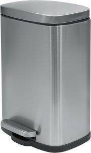 ΧΑΡΤΟΔΟΧΕΙΟ SPIRELLA AKIRA ΜΕΤΑΛΛΙΚΟ ΑΣΗΜΙ SOFT CLOSE 5L 21.4Χ17.6Χ30CM ΧΑΡΤΟΔΟΧΕΙΟ SPIRELLA AKIRA ΜΕΤΑΛΛΙΚΟ ΑΣΗΜΙ SOFT CLOSE 5L 21.4Χ17.6Χ30CM