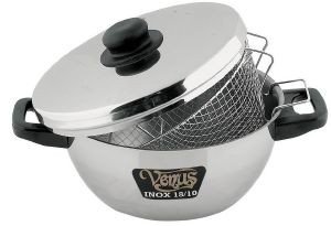 ΦΡΙΤΕΖΑ VENUS ΜΕ ΚΑΛΑΘΙ INOX 24CM ΦΡΙΤΕΖΑ VENUS ΜΕ ΚΑΛΑΘΙ INOX 24CM
