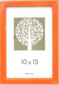 ΚΟΡΝΙΖΑ PHOTO FRAMES PS ΠΛΑΣΤΙΚΗ ORANGE 10X15CM