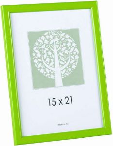 ΚΟΡΝΙΖΑ PHOTO FRAME PS ΠΛΑΣΤΙΚΗ GREEN 13X18CM
