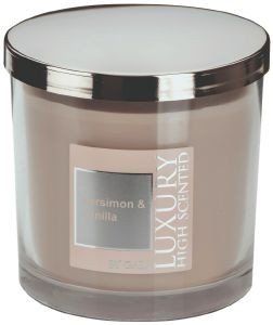 ΑΡΩΜΑΤΙΚΟ ΚΕΡΙ ΣΕ ΒΑΖΟ LUXURY 2 ΦΥΤΙΛΙΑ LYON 10X10CM PERSIMON & VANILLA ΑΡΩΜΑΤΙΚΟ ΚΕΡΙ ΣΕ ΒΑΖΟ LUXURY 2 ΦΥΤΙΛΙΑ LYON 10X10CM PERSIMON & VANILLA
