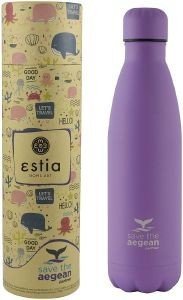   SAVE THE AEGEAN TRAVEL FLASK PURPLE MATTE 750ML