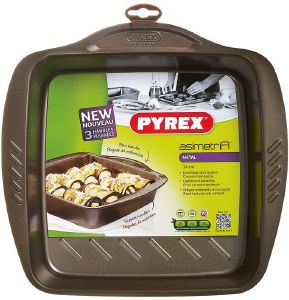 PYREX ΤΑΨΙ PYREX ASIMETRIA ΑΝΤΙΚΟΛΛΗΤΙΚΟ ΑΛΟΥΜΙΝΙΟΥ ΤΕΤΡΑΓΩΝΟ 24X24CM