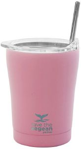   COFFEE MUG SAVE THE AEGEAN    BABY PINK 0.35LT