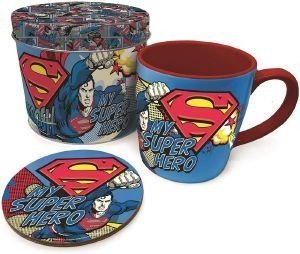 ΚΟΥΠΑ PYRAMID INTERNATIONAL SUPERMAN - MY SUPERHERO ΚΕΡΑΜΙΚΗ ΜΠΛΕ 370ML ΣΕΤ ΔΩΡΟΥ 2ΤΜΧ ΚΟΥΠΑ PYRAMID INTERNATIONAL SUPERMAN - MY SUPERHERO ΚΕΡΑΜΙΚΗ ΜΠΛΕ 370ML ΣΕΤ ΔΩΡΟΥ 2ΤΜΧ