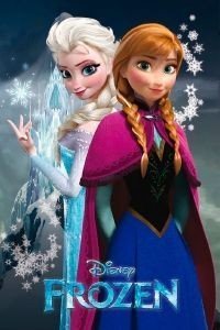 POSTER FROZEN ELSA AND ANNA 61 X 91.5 CM