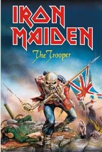 POSTER IRON MAIDEN THE TROOPER  61 X 91.5 CM