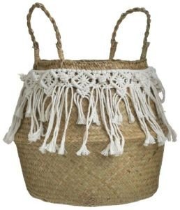 ΚΑΛΑΘΙ INART ΨΑΘΙΝΟ/ΜΑΚΡΑΜΕ NATURAL/ΕΚΡΟΥ Φ36Χ32CM ΚΑΛΑΘΙ INART ΨΑΘΙΝΟ/ΜΑΚΡΑΜΕ NATURAL/ΕΚΡΟΥ Φ36Χ32CM
