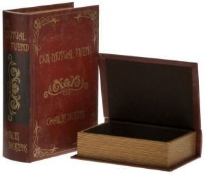 ΚΟΥΤΙ/ΒΙΒΛΙΟ INART KΟΚΚΙΝΟ/ΧΡΥΣΟ 19Χ7Χ27CM ΚΟΥΤΙ/ΒΙΒΛΙΟ INART KΟΚΚΙΝΟ/ΧΡΥΣΟ 19Χ7Χ27CM