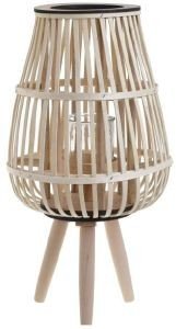 ΦΑΝΑΡΙ ΙNART ΞΥΛΙΝΟ NATURAL Φ26Χ47CM ΦΑΝΑΡΙ ΙNART ΞΥΛΙΝΟ NATURAL Φ26Χ47CM
