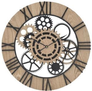 ΡΟΛΟΙ ΤΟΙΧΟΥ INART ΞΥΛΙΝΟ/ΜΕΤΑΛΛΙΚΟ NATURAL/ΜΑΥΡΟ Φ60Χ5CM ΡΟΛΟΙ ΤΟΙΧΟΥ INART ΞΥΛΙΝΟ/ΜΕΤΑΛΛΙΚΟ NATURAL/ΜΑΥΡΟ Φ60Χ5CM