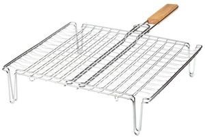 ΣΧΑΡΑ ΨΗΣΙΜΑΤΟΣ NAVA BBQ GURU ΜΕΤΑΛΛΙΚΗ ΔΙΠΛΗ ΜΕ ΠΟΔΙΑ (35Χ25CM) ΣΧΑΡΑ ΨΗΣΙΜΑΤΟΣ NAVA BBQ GURU ΜΕΤΑΛΛΙΚΗ ΔΙΠΛΗ ΜΕ ΠΟΔΙΑ (35Χ25CM)