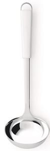 BRABANTIA ΚΟΥΤΑΛΑ ΣΟΥΠΑΣ BRABANTIA ΑΤΣΑΛΙΝΗ ΜΕ ΠΛΑΣΤΙΚΗ ΛΑΒΗ ΛΕΥΚΗ (31.5CM)