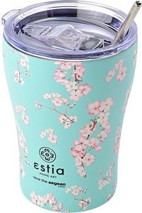   ESTIA SAVE THE AEGEAN COFFEE MUG BLOSSOM GREEN (350ML)