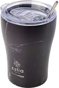   ESTIA SAVE THE AEGEAN COFFEE MUG PENTELICA BLACK (350ML)