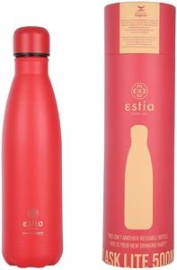   ESTIA SAVE THE AEGEAN FLASK LITE SCARLET RED (500ML)