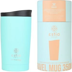   ESTIA SAVE THE AEGEAN TRAVEL MUG BERMUDA GREEN (350ML)