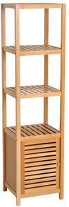 ΡΑΦΙΕΡΑ ΜΠΑΝΙΟΥ HOMCOM ΜΠΑΜΠΟΥ (33CMX36CMX140CM) ΡΑΦΙΕΡΑ ΜΠΑΝΙΟΥ HOMCOM ΜΠΑΜΠΟΥ (33CMX36CMX140CM)
