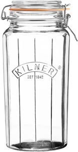 ΒΑΖΟ KILNER ΓΥΑΛΙΝΟ ΠΟΛΥΠΛΕΥΡΟ ΜΕ ΚΛΙΠ (1.8L) ΒΑΖΟ KILNER ΓΥΑΛΙΝΟ ΠΟΛΥΠΛΕΥΡΟ ΜΕ ΚΛΙΠ (1.8L)