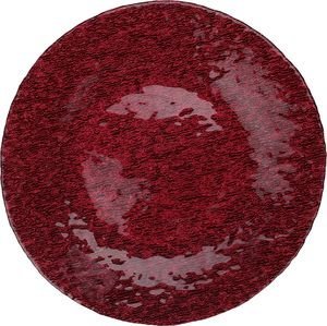 ΠΙΑΤΕΛΑ JK HOME DECOR ΓΥΑΛΙΝΗ ΚΟΚΚΙΝΗ 32CM ΠΙΑΤΕΛΑ JK HOME DECOR ΓΥΑΛΙΝΗ ΚΟΚΚΙΝΗ 32CM