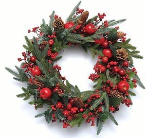 ΧΡΙΣΤΟΥΓΕΝΝΙΑΤΙΚΟ ΣΤΕΦΑΝΙ JK HOME DECOR ΜΕ BERRIES, ΜΗΛΑ & ΚΟΥΚΟΥΝΑΡΙΑ 55CM ΧΡΙΣΤΟΥΓΕΝΝΙΑΤΙΚΟ ΣΤΕΦΑΝΙ JK HOME DECOR ΜΕ BERRIES, ΜΗΛΑ & ΚΟΥΚΟΥΝΑΡΙΑ 55CM