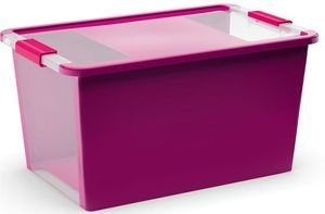 KOYTΙ ΑΠΟΘΗΚΕΥΣΗΣ CURVER BI BOX L ΜΩΒ (55Χ35Χ28 CM / 40L) KOYTΙ ΑΠΟΘΗΚΕΥΣΗΣ CURVER BI BOX L ΜΩΒ (55Χ35Χ28 CM / 40L)