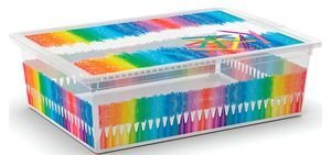 KOYTΙ ΑΠΟΘΗΚΕΥΣΗΣ CURVER C BOX COLOURS ARTY CUBE (34X40X25CM) KOYTΙ ΑΠΟΘΗΚΕΥΣΗΣ CURVER C BOX COLOURS ARTY CUBE (34X40X25CM)