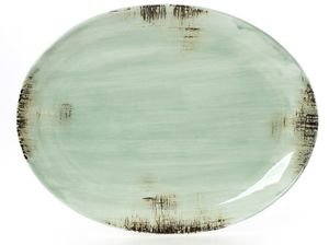 ΠΙΑΤΕΛΑ CRYSPO TRIO COUNTRY PLATTER ΠΟΡΣΕΛΑΝΗ OVAL GREEN (38CM) ΠΙΑΤΕΛΑ CRYSPO TRIO COUNTRY PLATTER ΠΟΡΣΕΛΑΝΗ OVAL GREEN (38CM)
