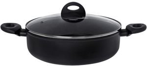 ΣΩΤΕΖΑ CRYSPO TRIO PETRA LOW ΜΑΥΡΗ ΑΛΟΥΜΙΝΙΟΥ (28CM) ΣΩΤΕΖΑ CRYSPO TRIO PETRA LOW ΜΑΥΡΗ ΑΛΟΥΜΙΝΙΟΥ (28CM)