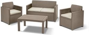    KETER MERANO LOUNGE CAPPUCCINO/SAND   (4)
