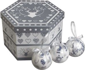 ΧΡΙΣΤ/KΕΣ ΜΠΑΛΕΣ JK HOME DECOR ΟΙΚΟΛΟΓΙΚΗ ΣΕ ΚΟΥΤΙ ΛΕΥΚΕΣ (7,5CM/14ΤΜΧ) ΧΡΙΣΤ/KΕΣ ΜΠΑΛΕΣ JK HOME DECOR ΟΙΚΟΛΟΓΙΚΗ ΣΕ ΚΟΥΤΙ ΛΕΥΚΕΣ (7,5CM/14ΤΜΧ)