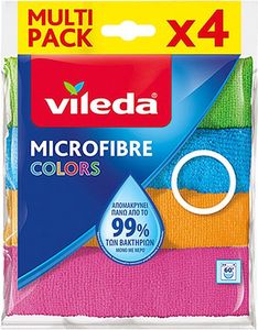 ΠΕΤΣΕΤΑ ΚΑΘΑΡΙΣΜΟΥ VILEDA COLORS MICROFIBRE MULTI PACK (4ΤΜΧ) ΠΕΤΣΕΤΑ ΚΑΘΑΡΙΣΜΟΥ VILEDA COLORS MICROFIBRE MULTI PACK (4ΤΜΧ)