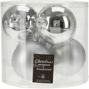 ΧΡΙΣΤ/KΕΣ ΜΠΑΛΕΣ JK HOME DECOR ΓΥΑΛΙΝΕΣ ΑΣΗΜΙ (8CM/ 6ΤΜΧ) ΧΡΙΣΤ/KΕΣ ΜΠΑΛΕΣ JK HOME DECOR ΓΥΑΛΙΝΕΣ ΑΣΗΜΙ (8CM/ 6ΤΜΧ)
