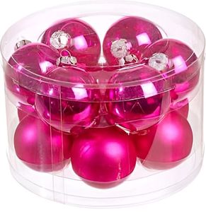 ΧΡΙΣΤ/KΕΣ ΜΠΑΛΕΣ JK HOME DECOR ΓΥΑΛΙΝΕΣ ΦΟΥΞΙΑ (6CM / 12ΤΜΧ) ΧΡΙΣΤ/KΕΣ ΜΠΑΛΕΣ JK HOME DECOR ΓΥΑΛΙΝΕΣ ΦΟΥΞΙΑ (6CM / 12ΤΜΧ)