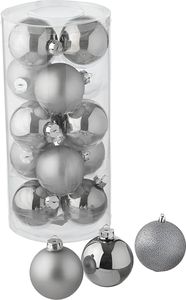 ΧΡΙΣΤ/KΕΣ ΜΠΑΛΕΣ JK HOME DECOR ΓΥΑΛΙΝΕΣ ΑΣΗΜΙ (8CM / 12ΤΜΧ) ΧΡΙΣΤ/KΕΣ ΜΠΑΛΕΣ JK HOME DECOR ΓΥΑΛΙΝΕΣ ΑΣΗΜΙ (8CM / 12ΤΜΧ)